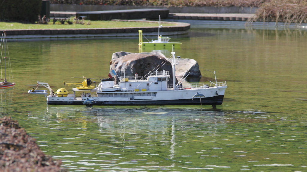 Cousteau's ship is as famous as he is.