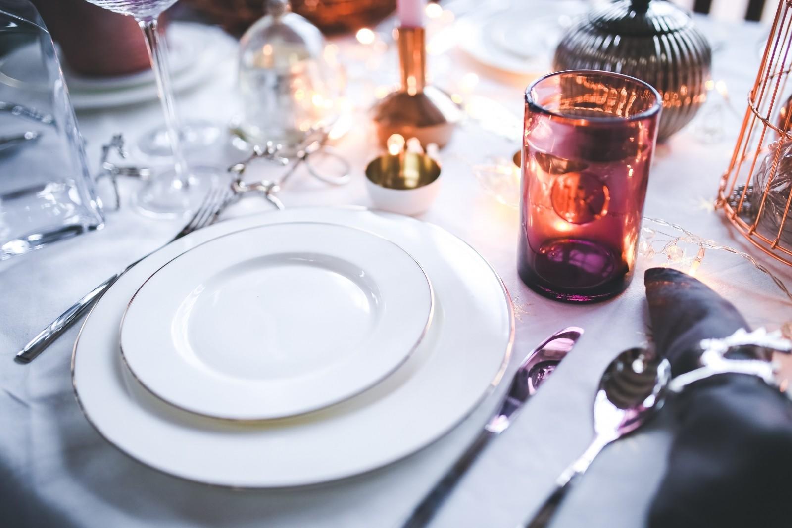 Dinner etiquette in France.