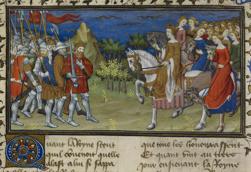 The French language sounded different in the middle ages.