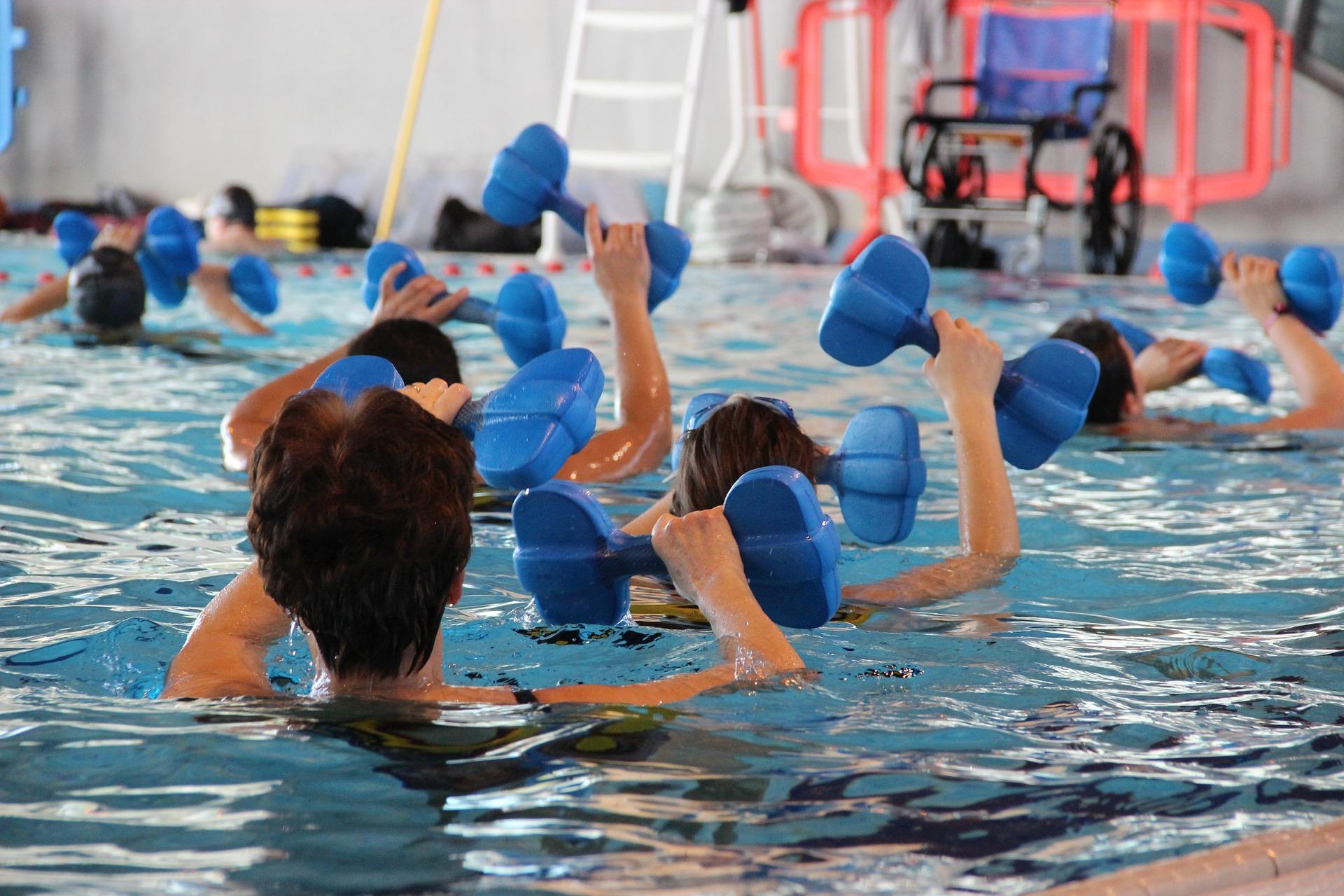 You might find it healthier to engage in water aerobics at the start of your fitness quest