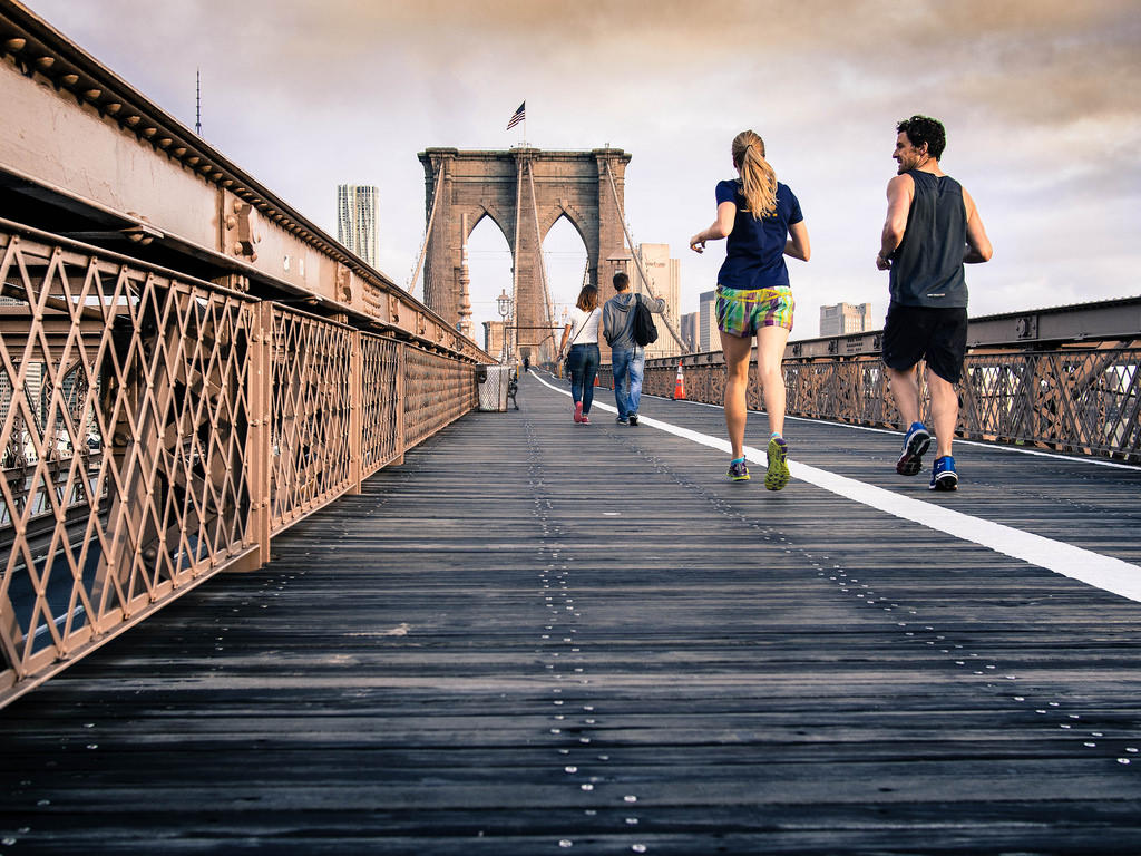 Race you across the bridge