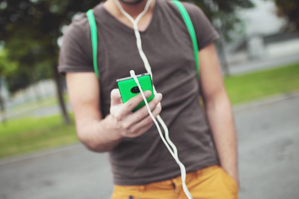 The portable media player makes it possible to study anywhere
