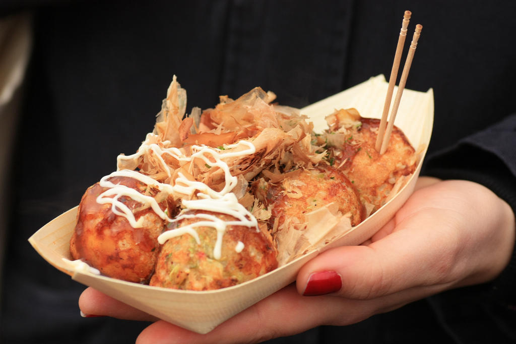 Takoyakis is a Japanese favourite