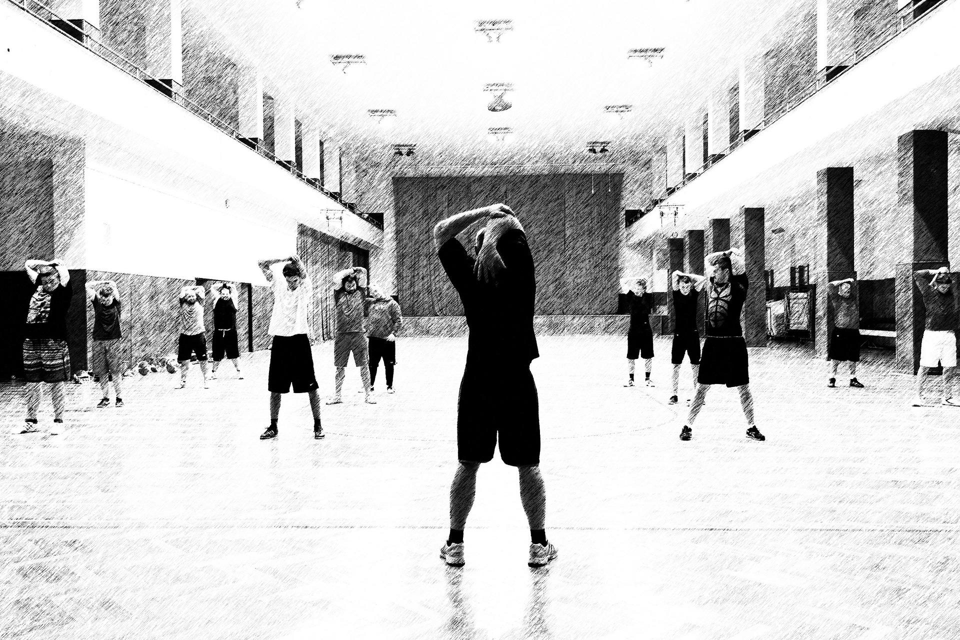 Group lessons as a personal trainer.