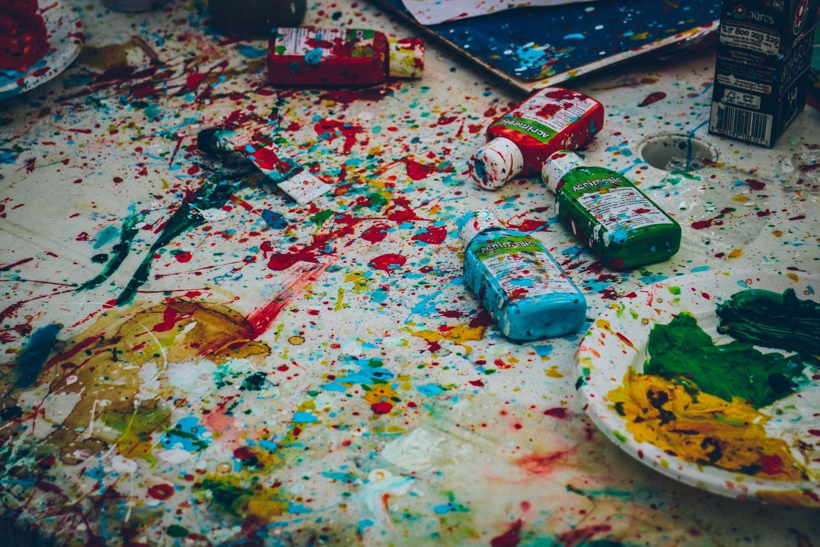 Get everything on your painting tools list online or at an art shop.