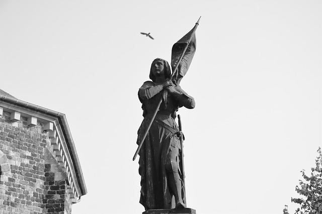 Joan of Arc fought as a warrior in the Hundred Years' War