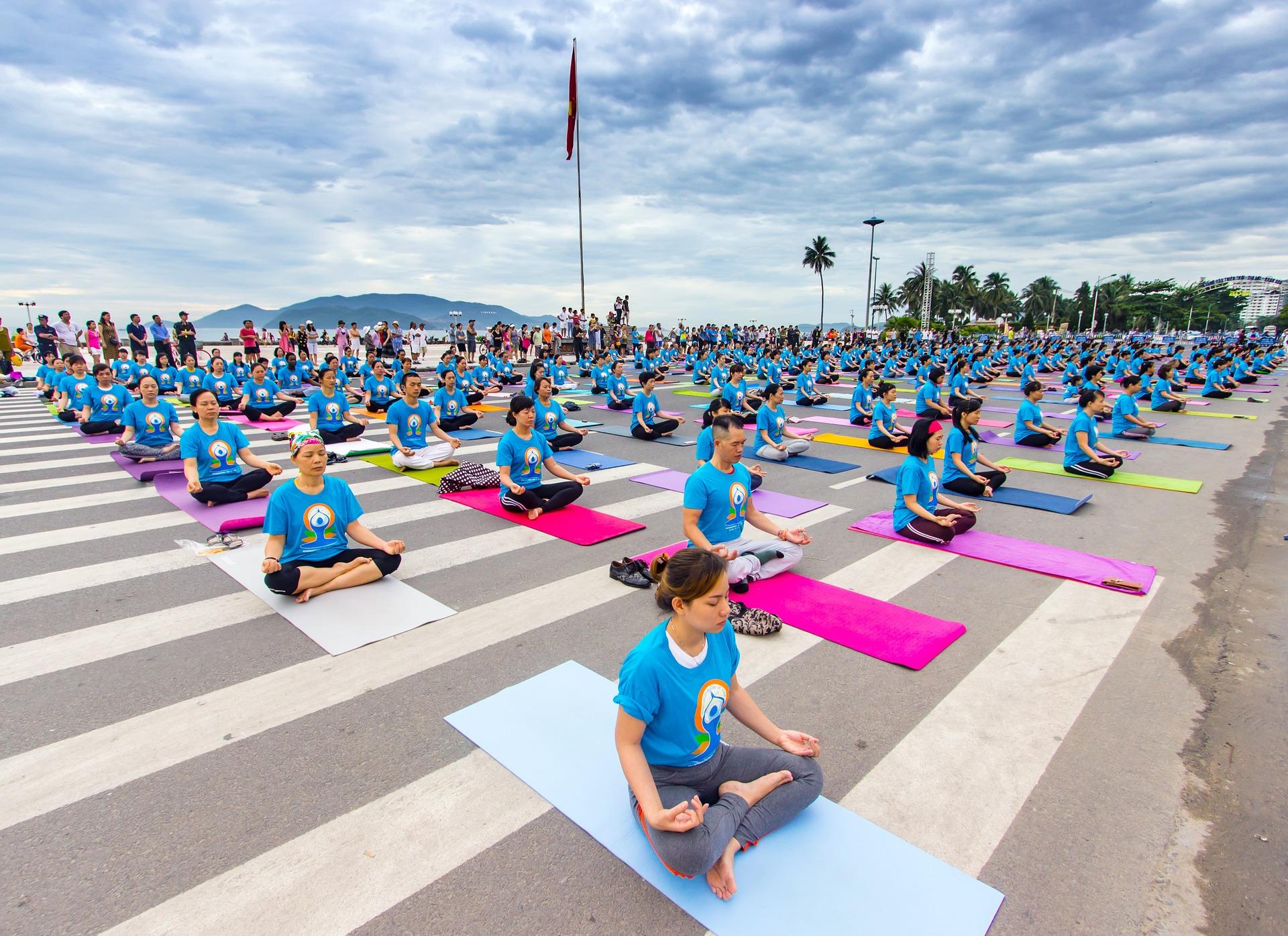 Where can you practise yoga?