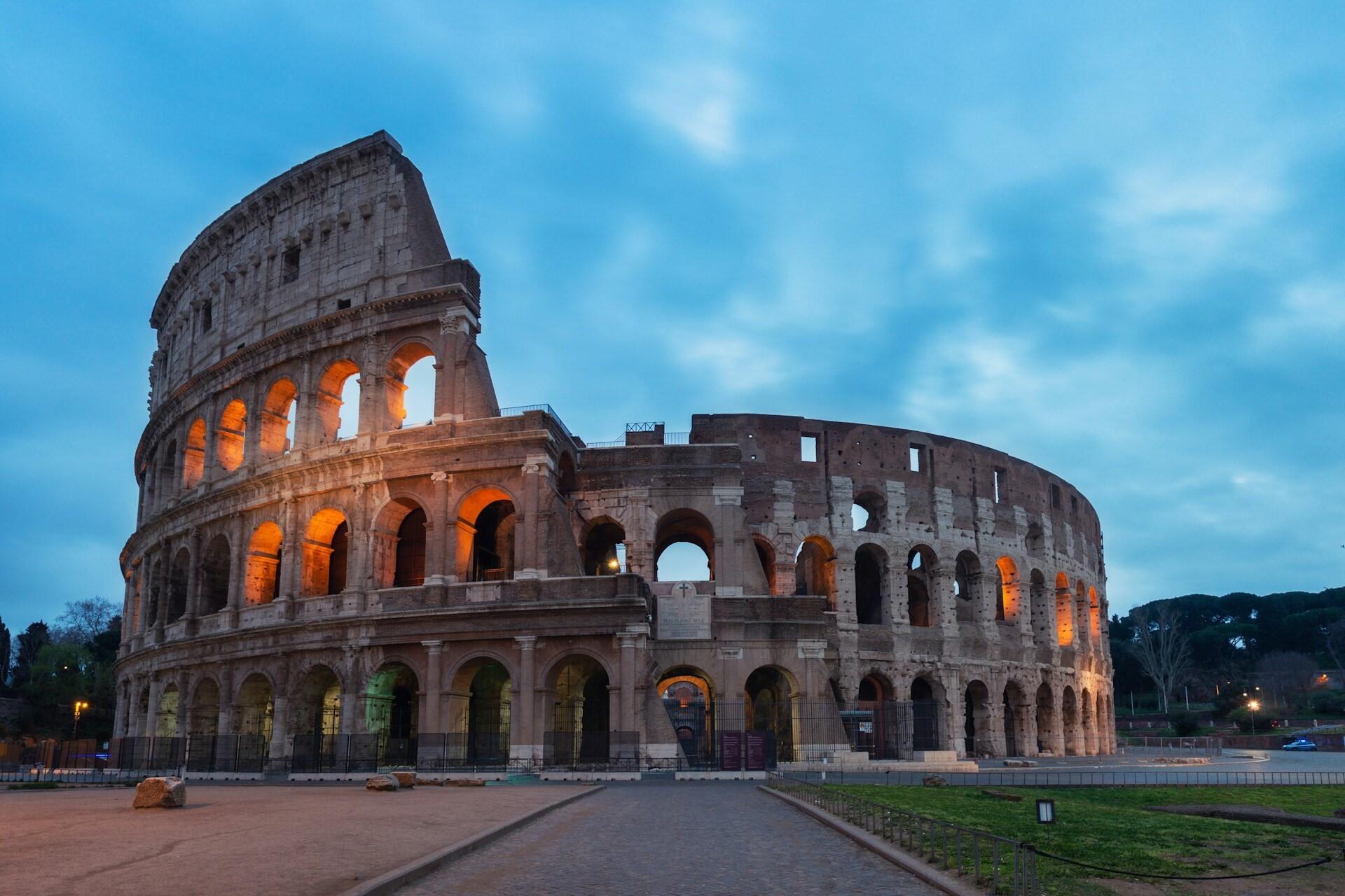 The Colosseum in Rome.