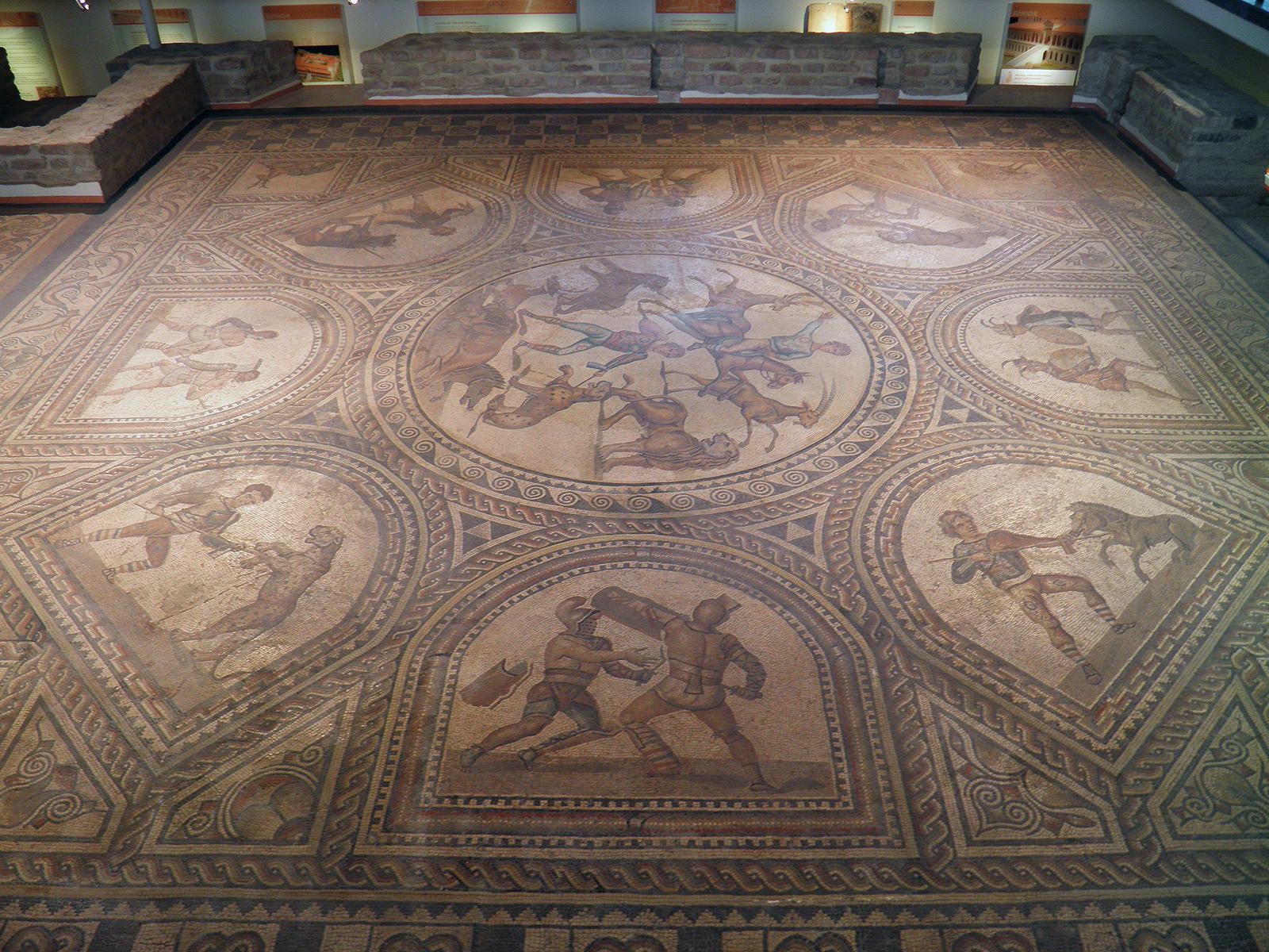 Roman mosais found in Germany.