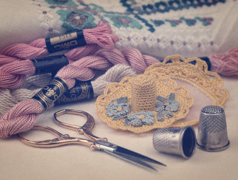 Sewing is an activity that helps you to de-stress. 