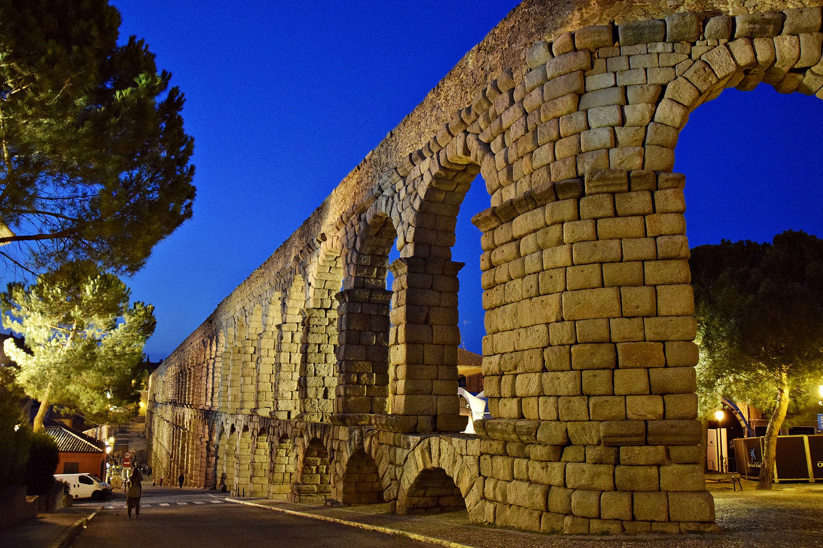 Roman aqueduc in Spain.