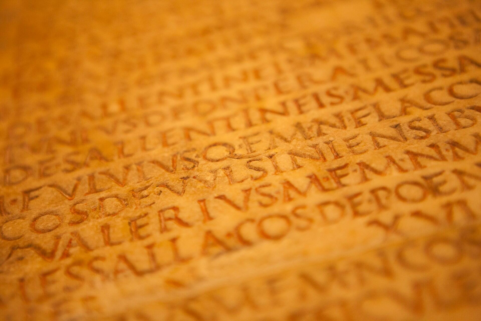 Roman Latin script.