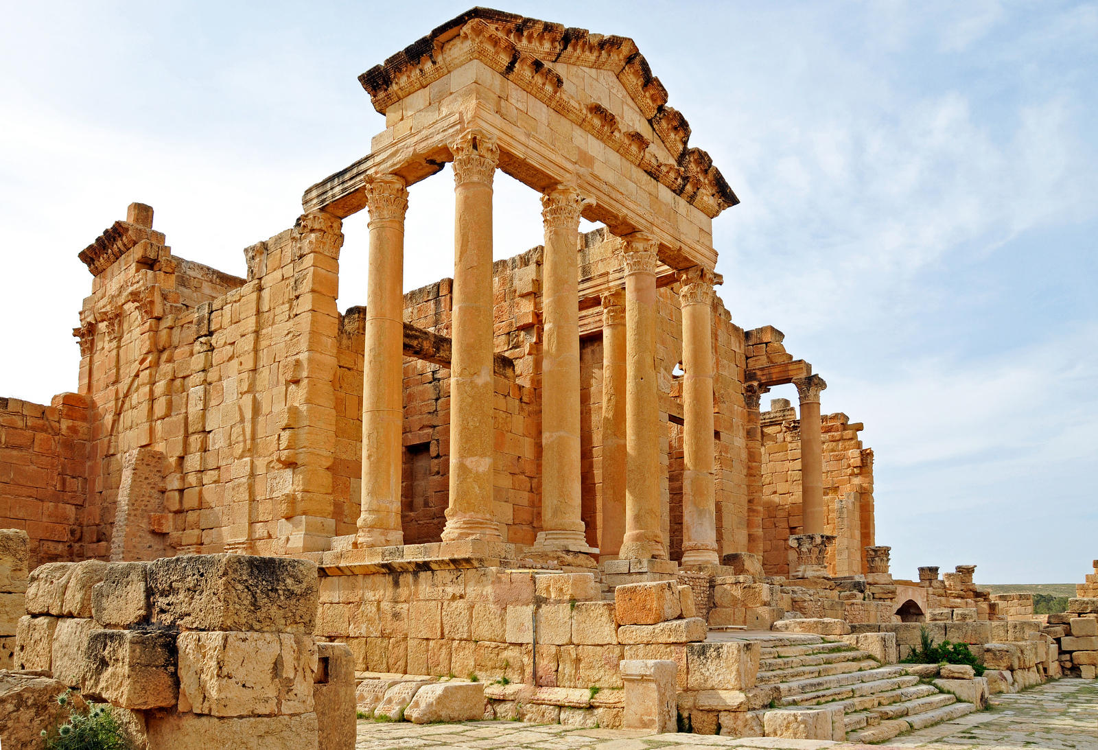 Roman temple dedicated to Minerva.