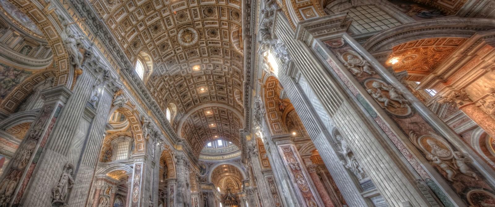 St. Peter's Basilica in Rome.