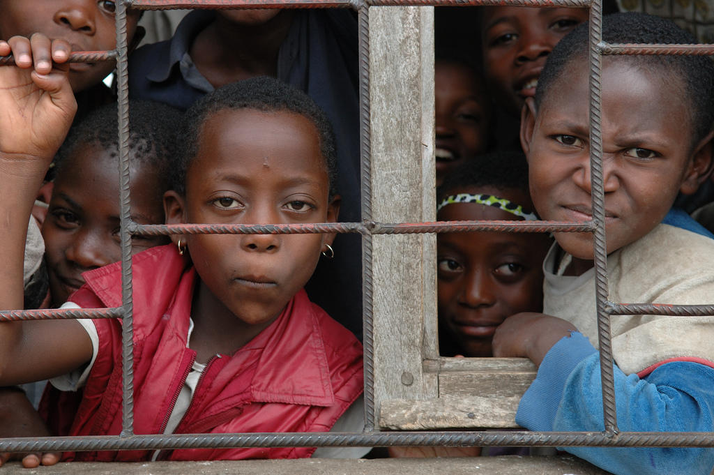 happy kids in Africa