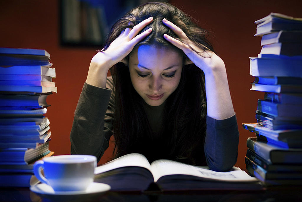 Studying until you can't sleep