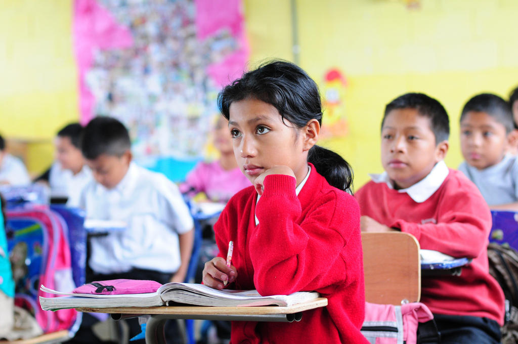 Students in class