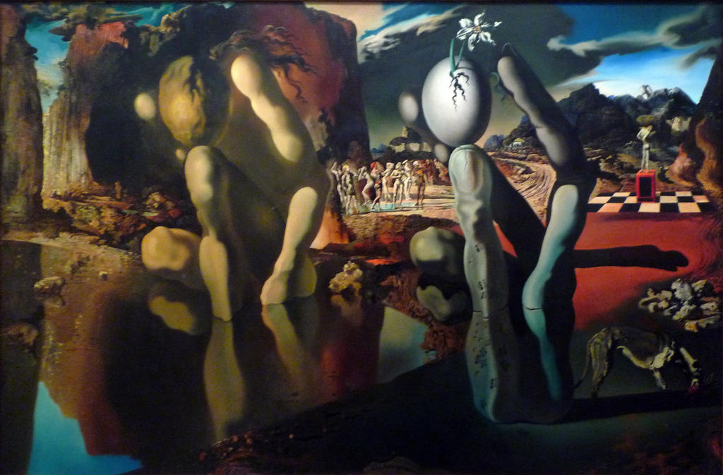 Metamorphosis of Narcissus by Dali.