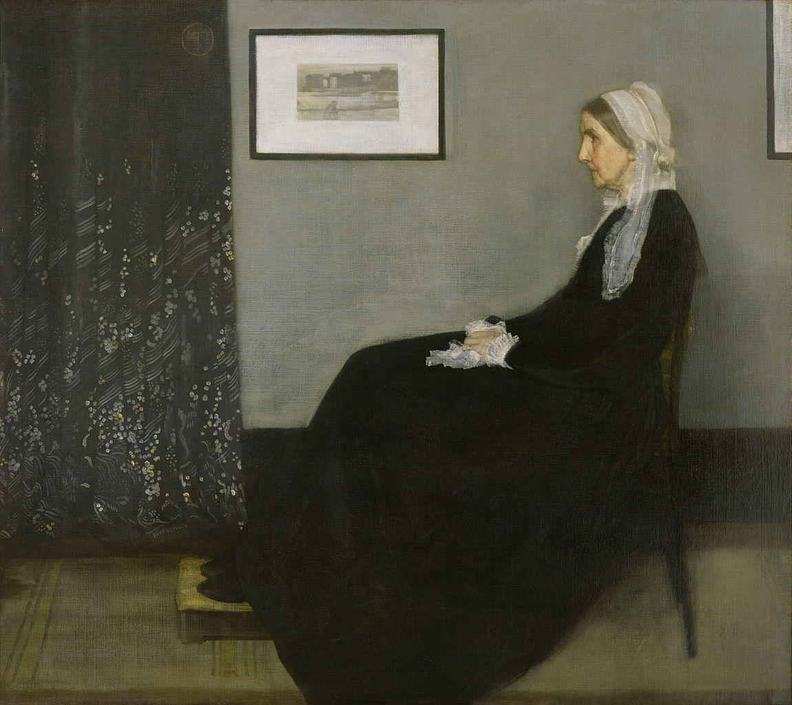 Whistler's mother by James Abbott McNeill Whistler