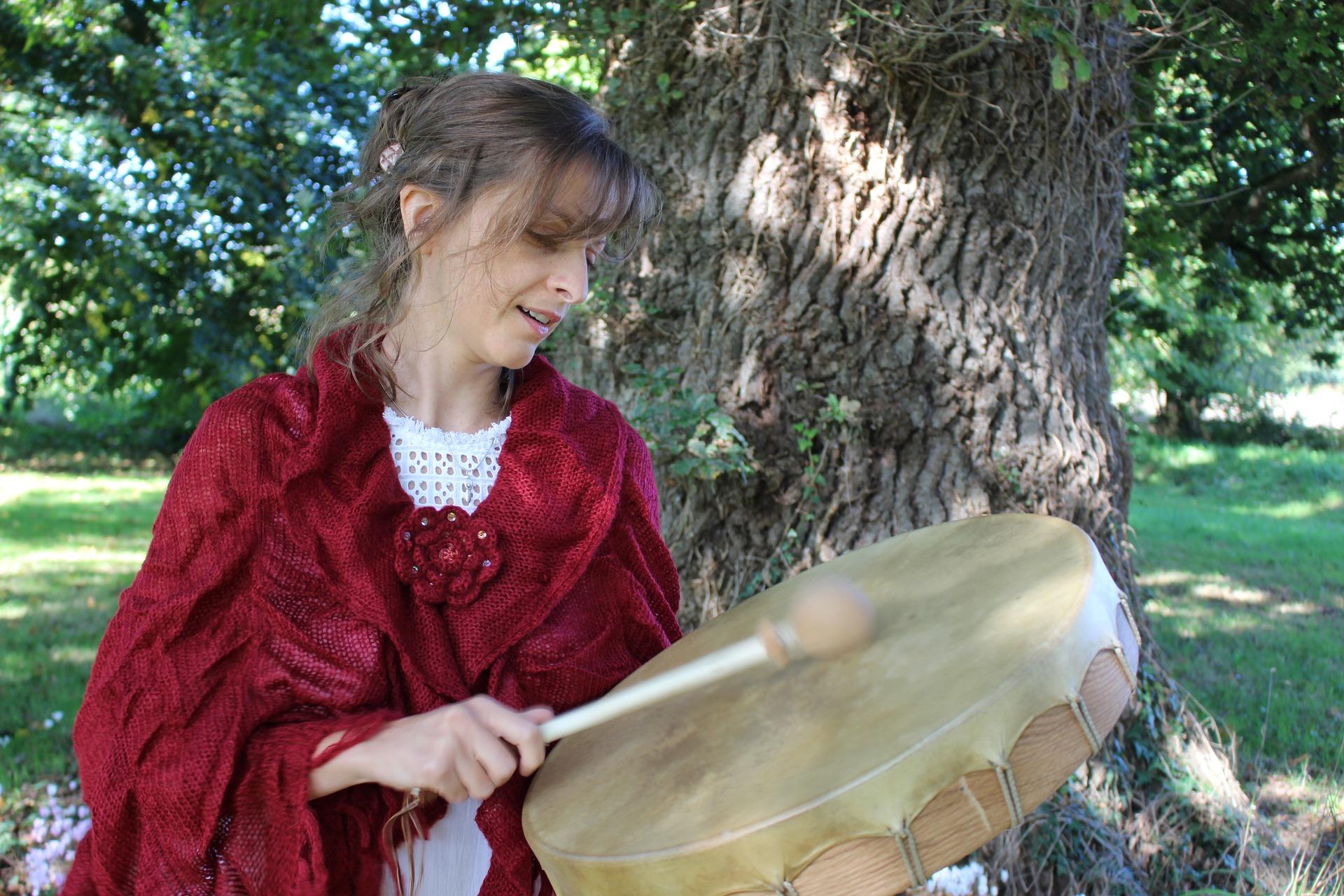 You might form a drum circle to introduce people to drumming