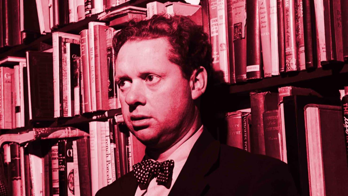 Photo of Dylan Thomas.