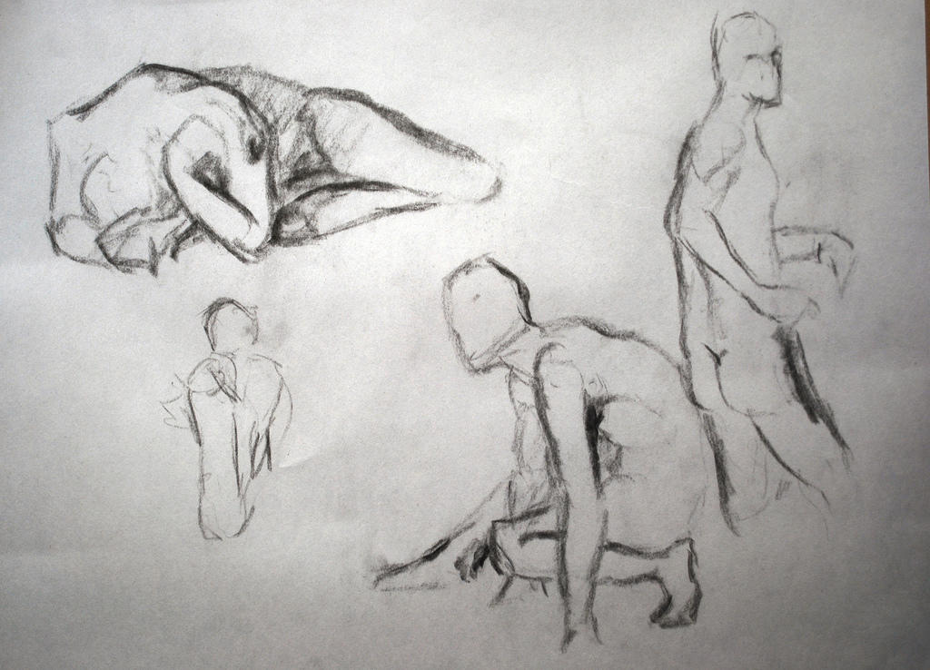 Life drawing sketch.