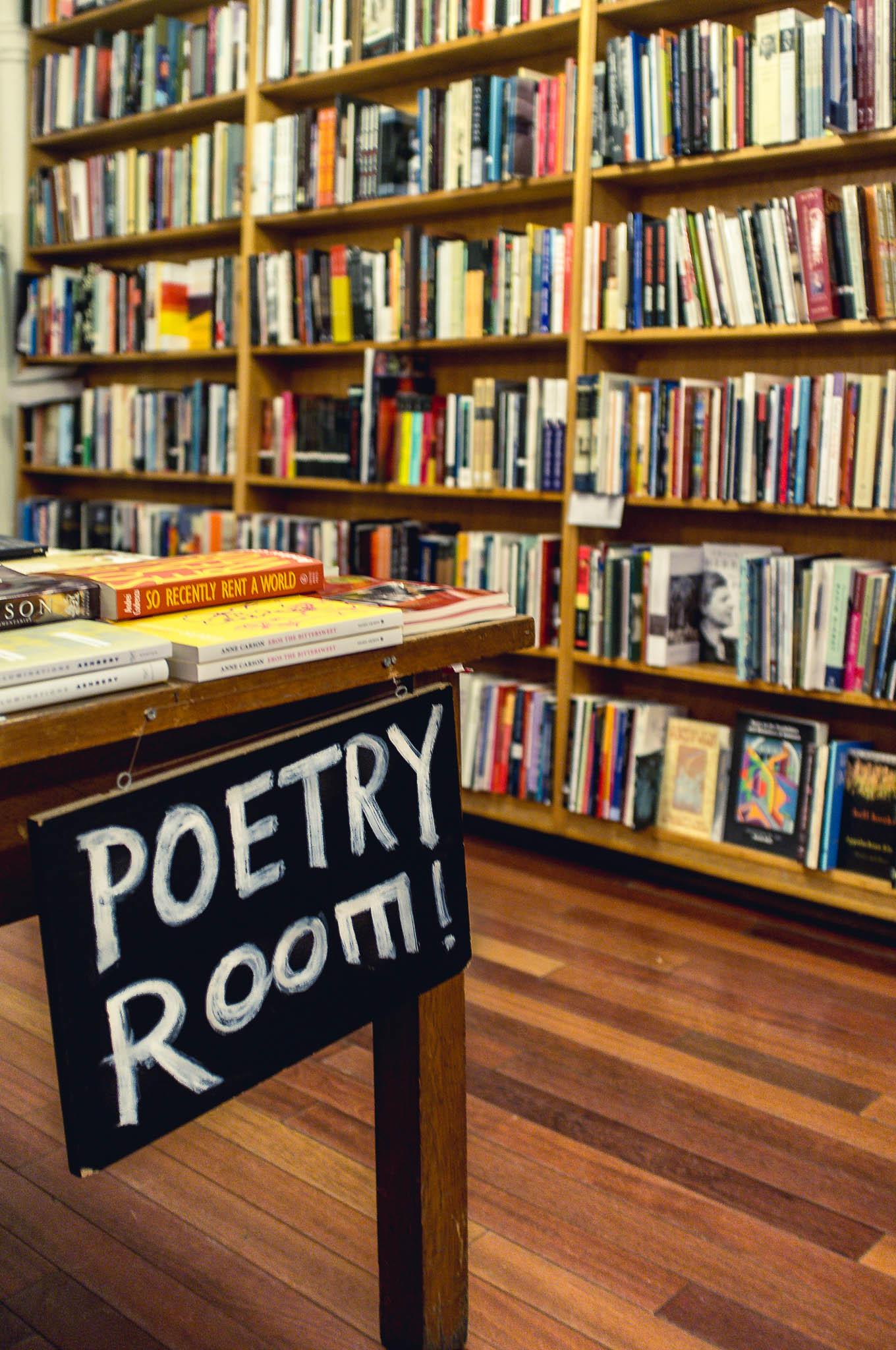 Poetry library.
