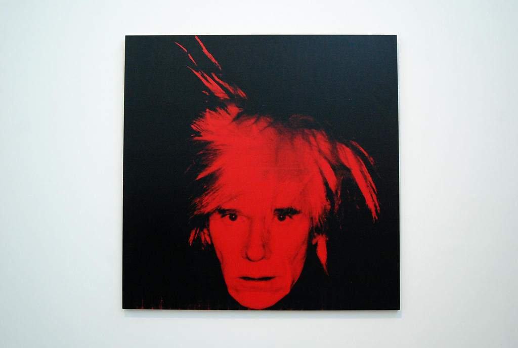 Self-portrait by Andy Warhol.