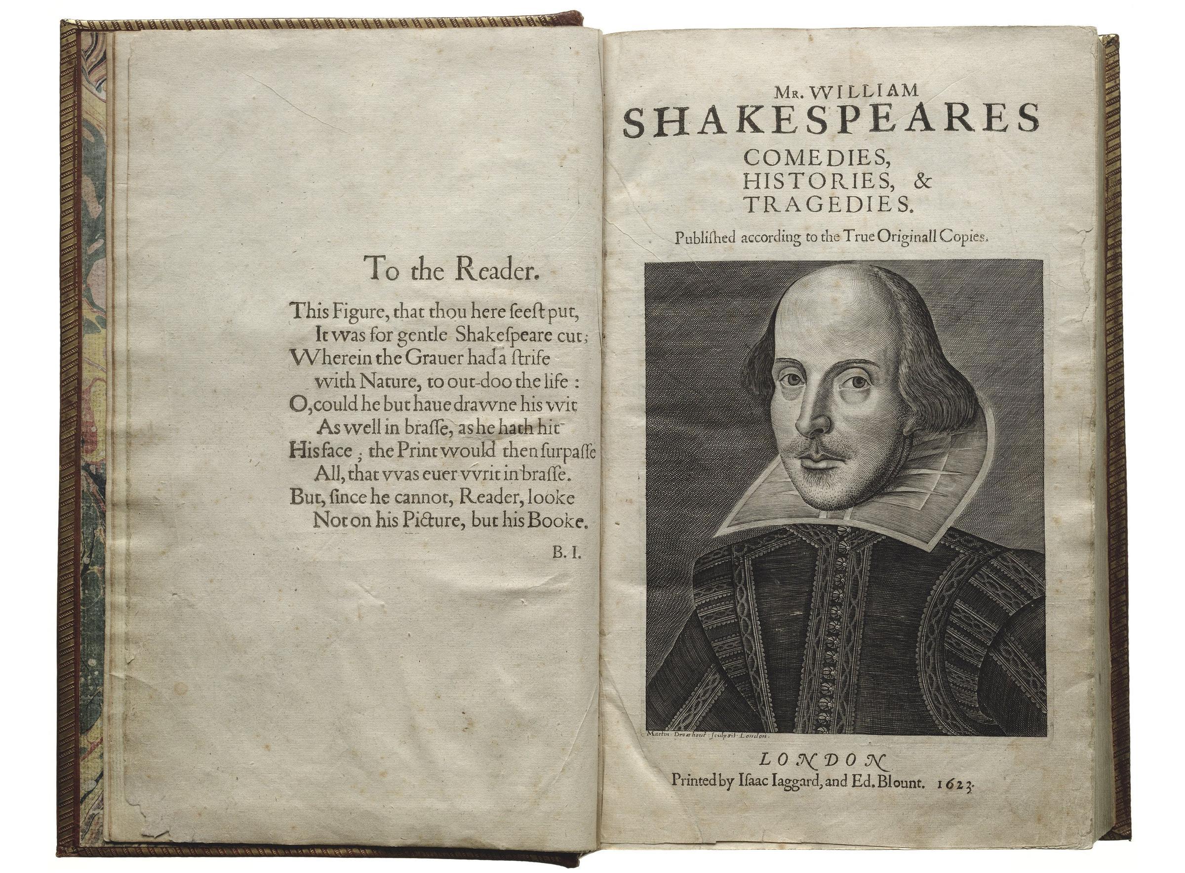 William Shakespeare's first printed book at the Seattle public Library.