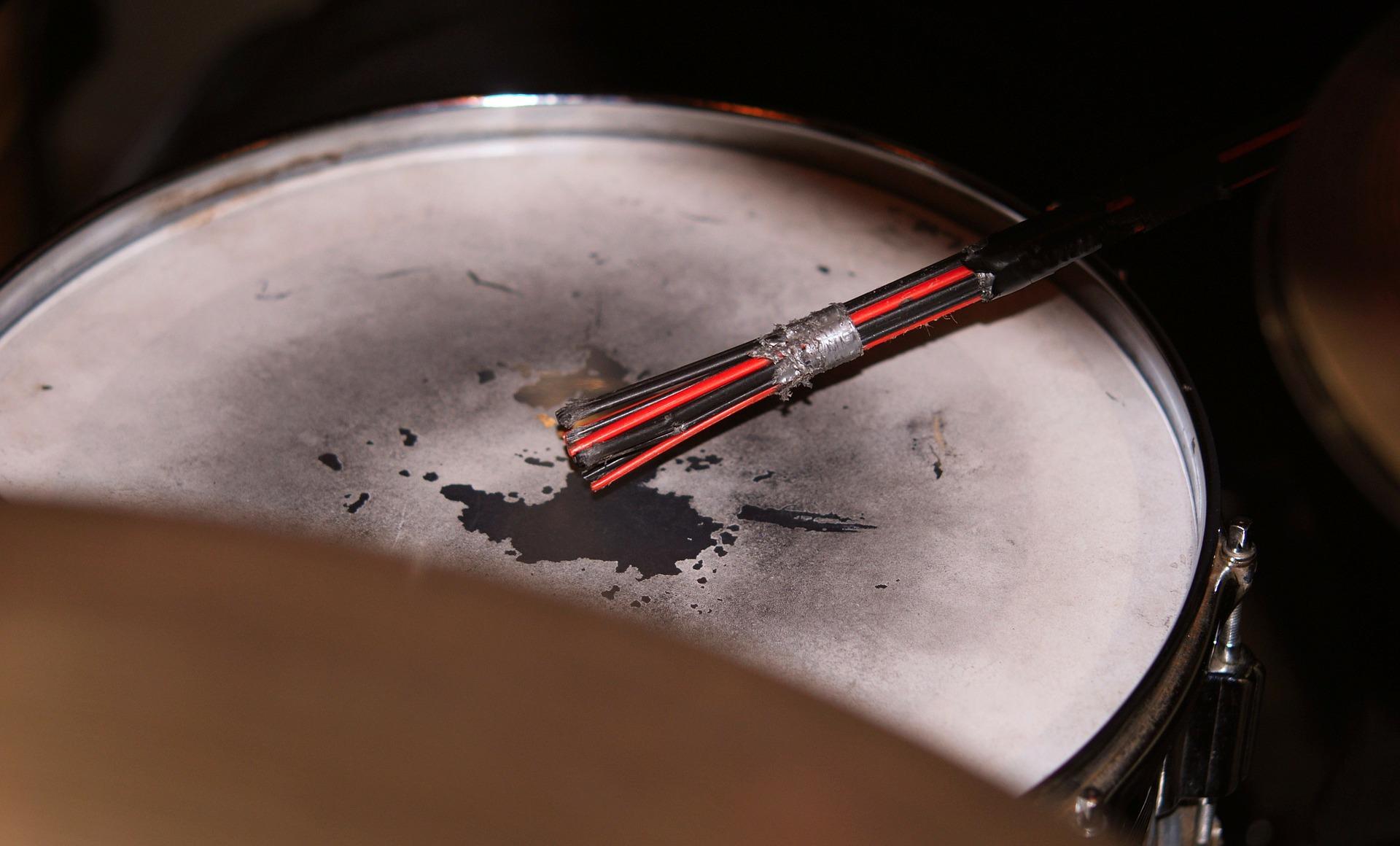 This drum head may need to be replaced