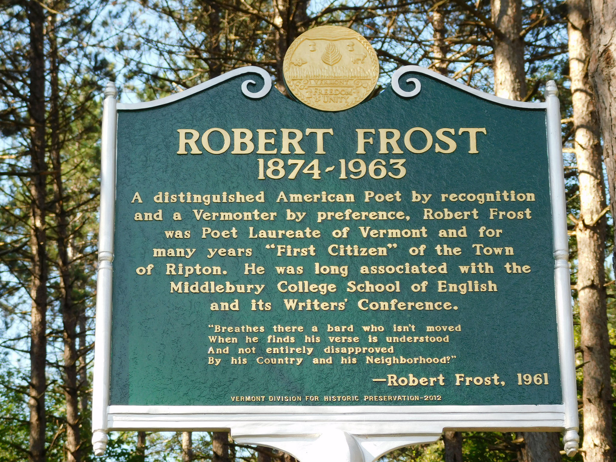 Robert Frost is celebrated as one of the greatest American poets.