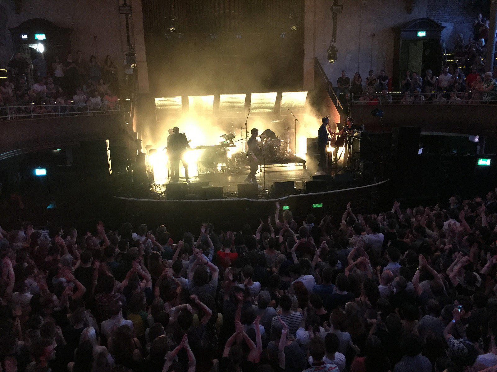 The Albert Hall in Manchester during a concert.