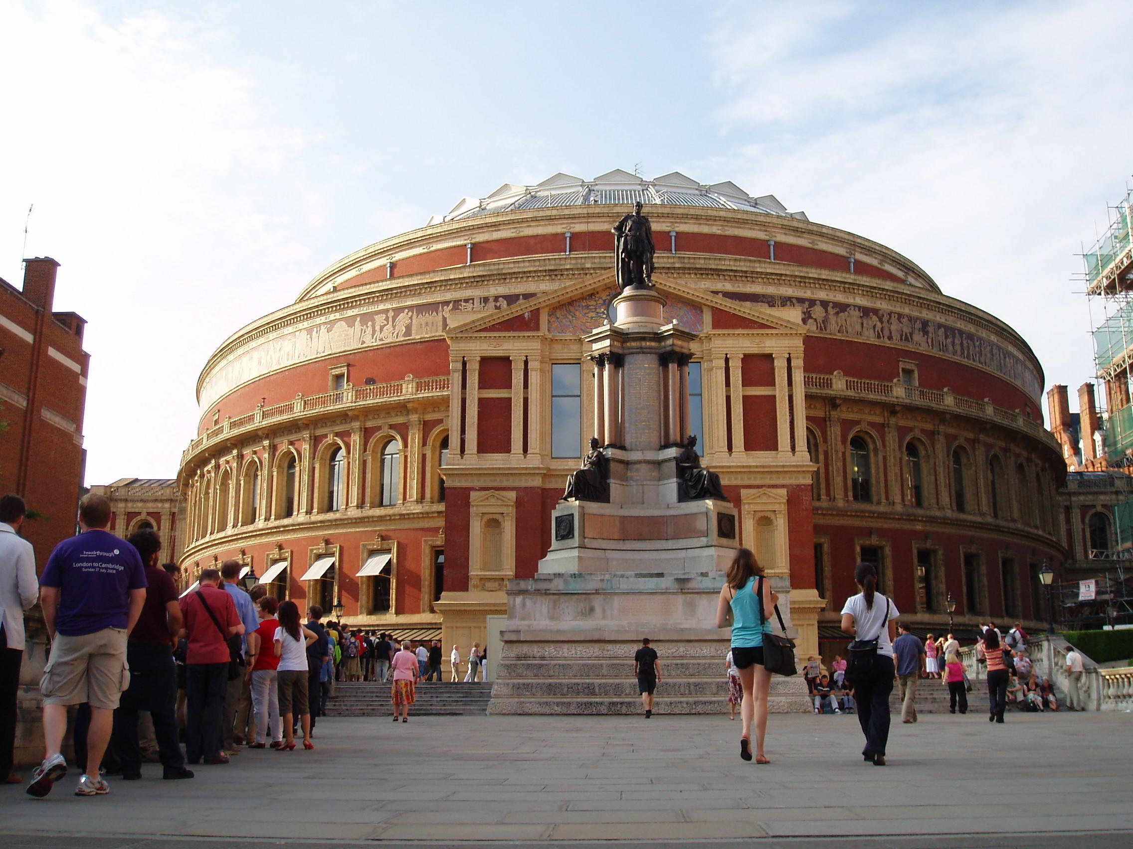 The Royal Albert Hall in London.