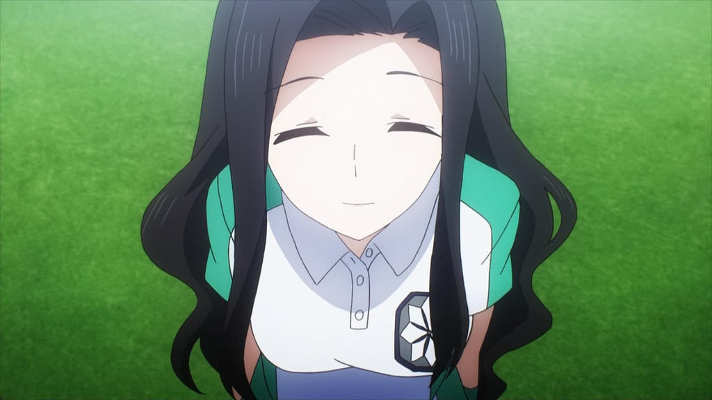 Closed eyes show happiness or contentment in manga.