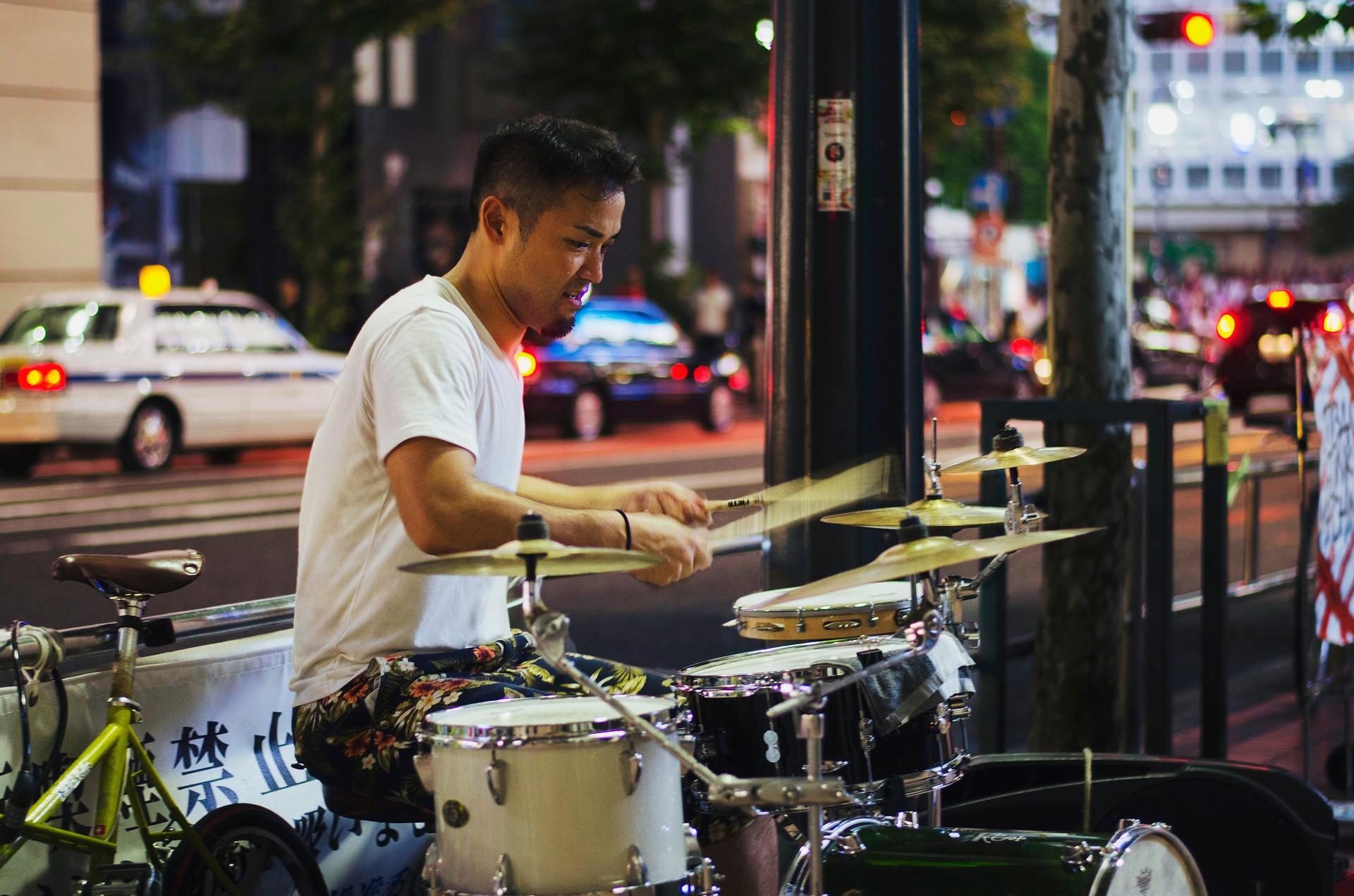 How do you use a bass drum pedal?