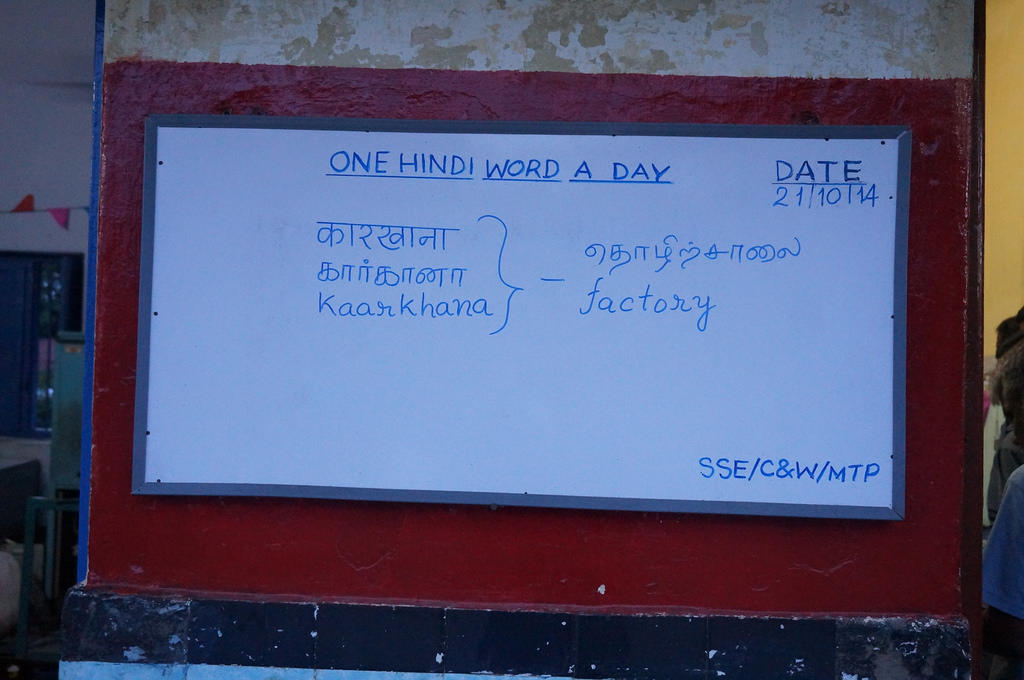 Hindi language learning