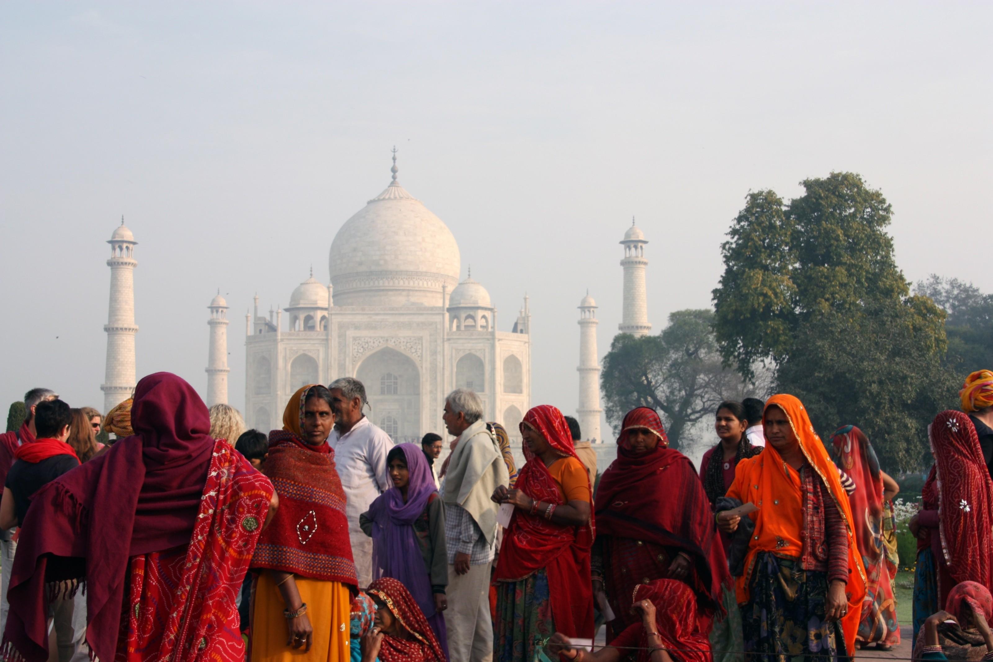 Taj Mahal in Agra.