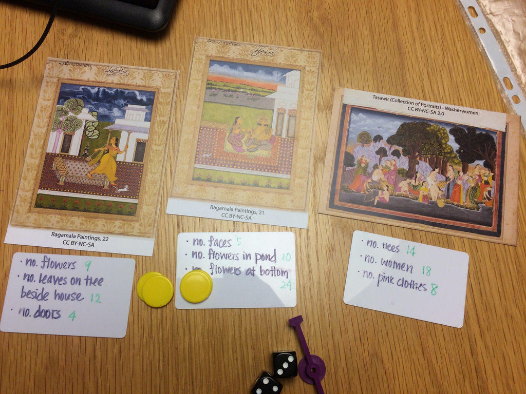 Using card games to learn Hindi