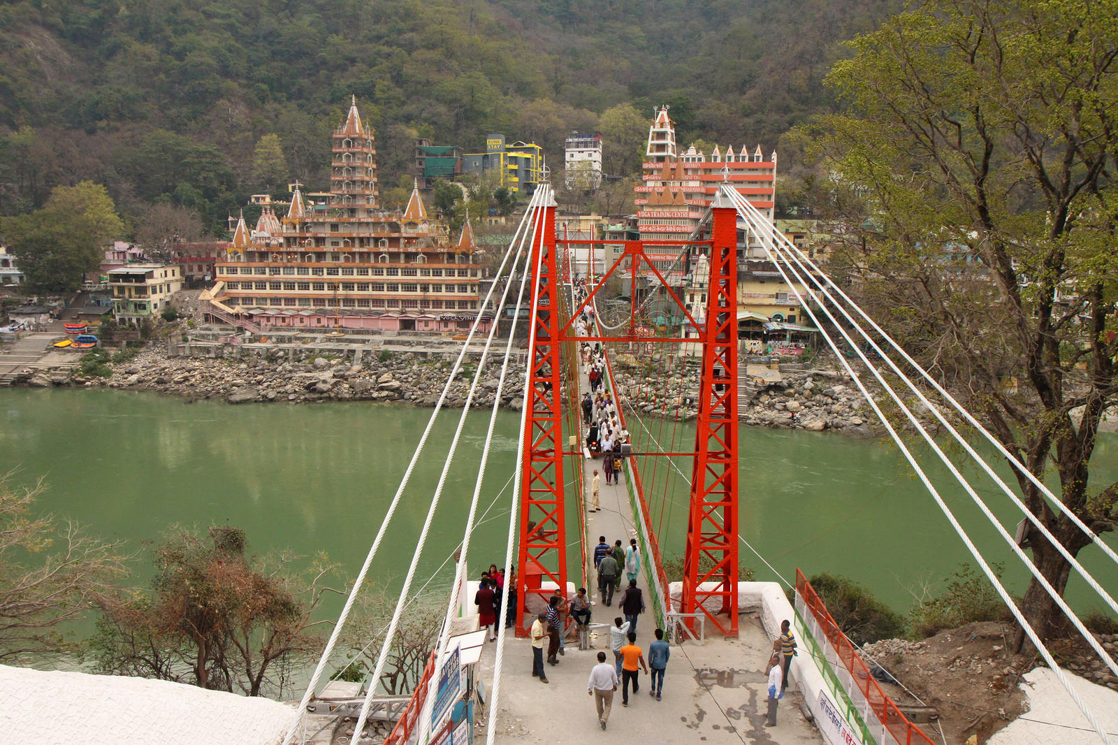 Bridge in Rishikesh.