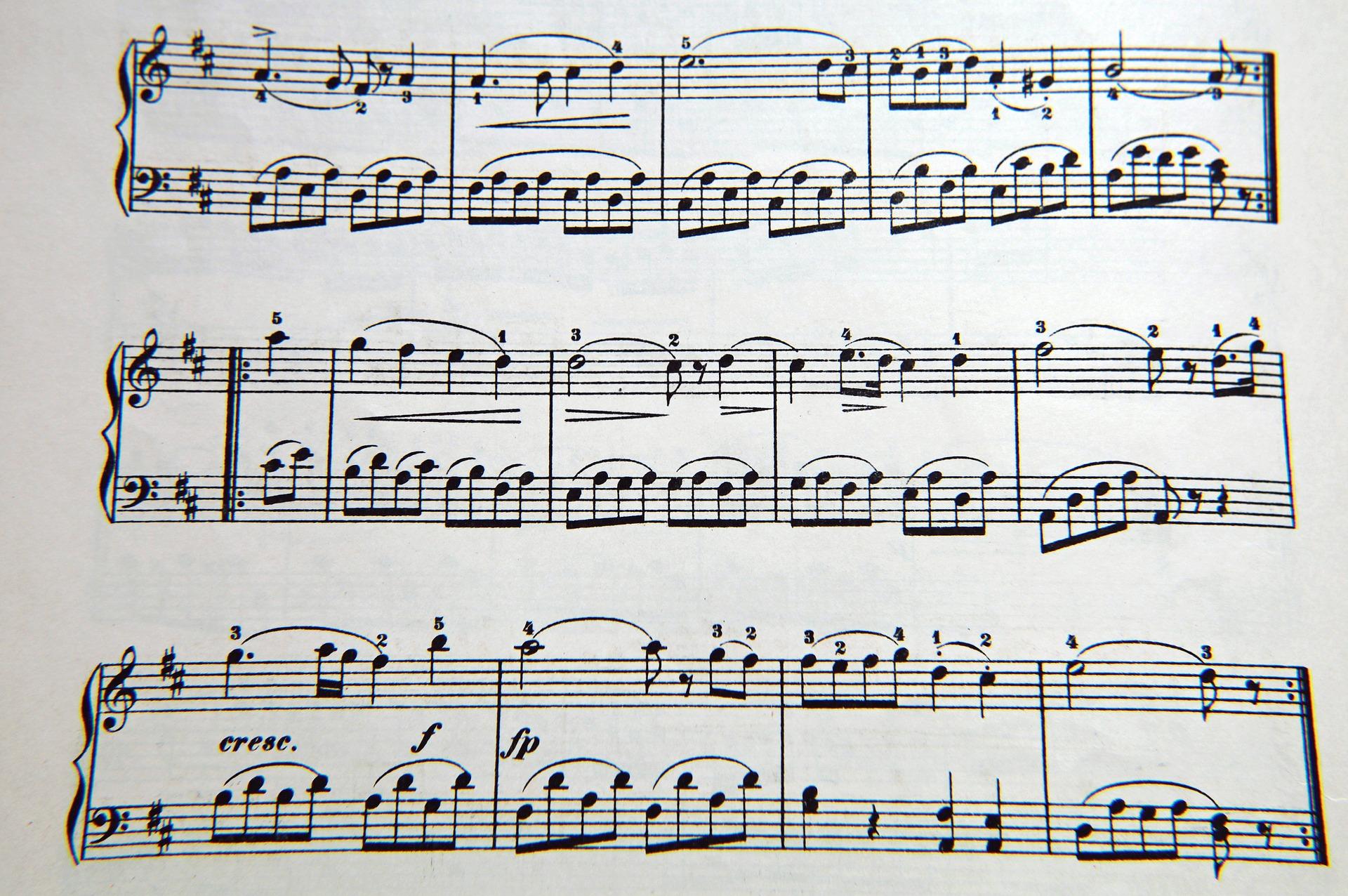 How do you read sheet music for drums?