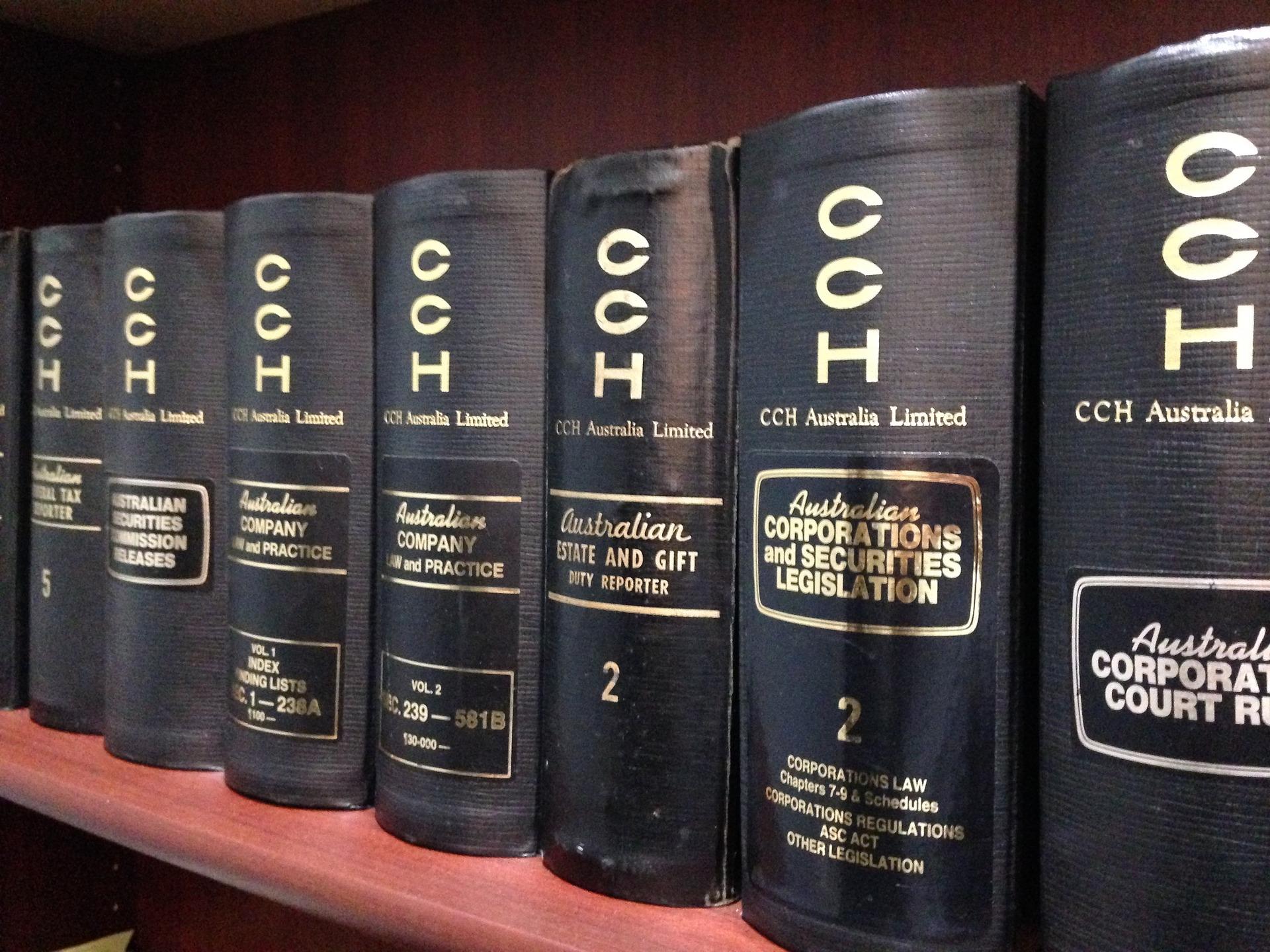 Every country has its own legal standards, reflected in their law libraries