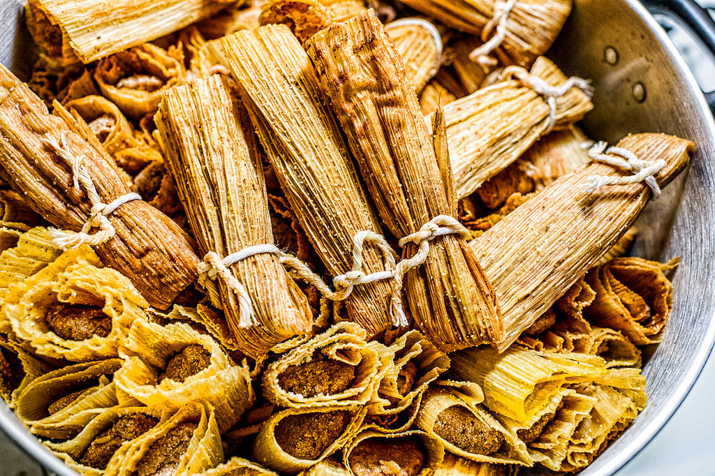 Cooking tamales takes time.