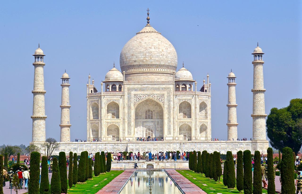 The Taj Mahal. Learning Hindi can help when travelling to major sights in India.