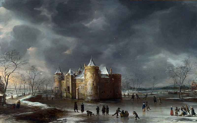 muiden in winter