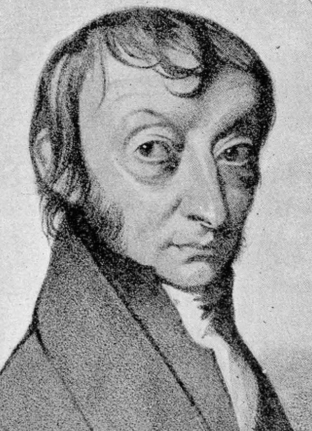 Avogadro, the legendary scientist, looks creepily at his portraitist.