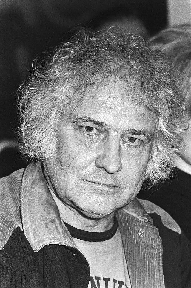 Portrait of Dutch author Jan Wolkers