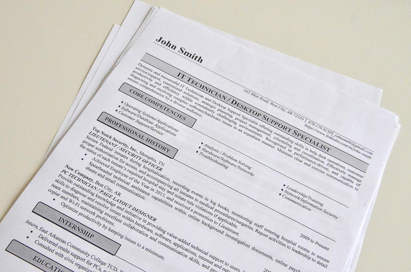 Always bear in mind your CV will last forever.