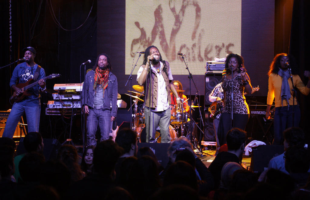 Reggae drum music originated in Jamaica.