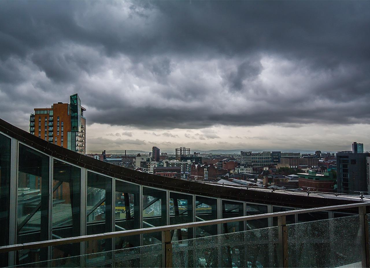 Manchester's weather looks a little scary here.