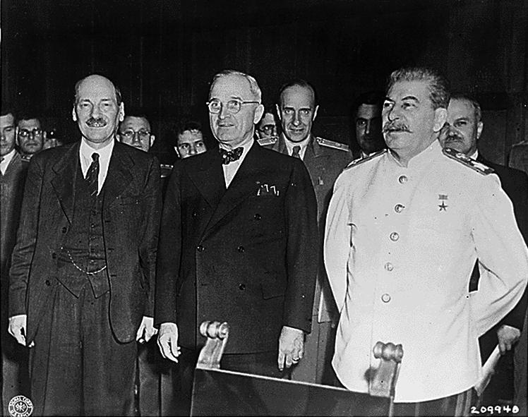 The Big Three meet in Potsdam to align the world